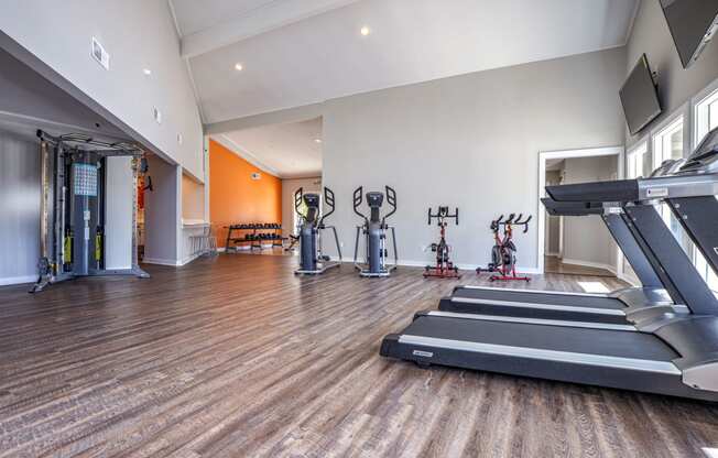 Fitness Center With Modern Equipment at Palmetto Grove, Charleston, SC, 29406