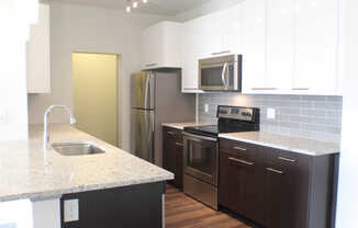 Kitchen with Stainless Steel Appliances