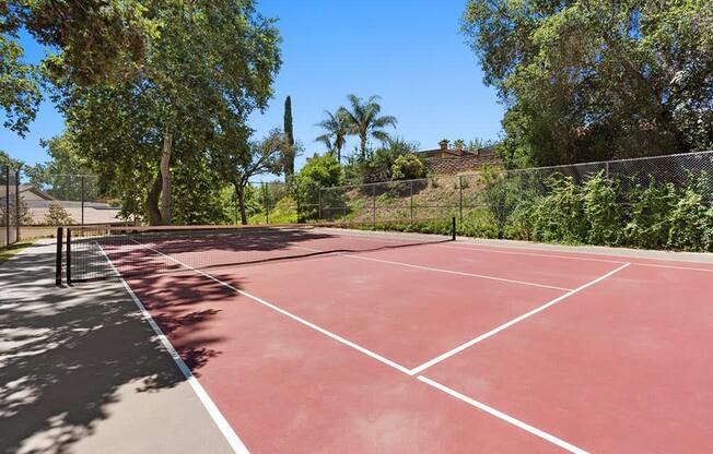 Tennis Court at The Meadows at Westlake Village, California