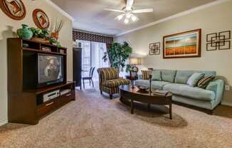 Living Room Floor to Ceiling Windows *select units