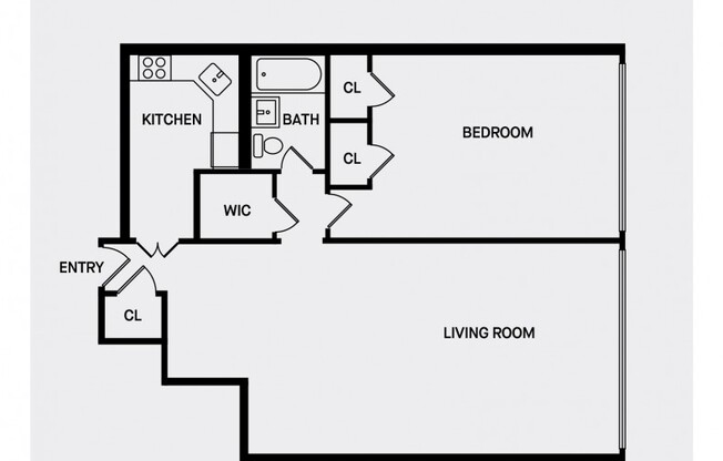 1 bed, 1 bath, $4,500, Unit 11-D