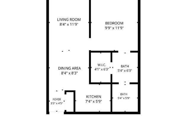 1 bed, 1 bath, 600 sqft, $1,050, Unit 16A