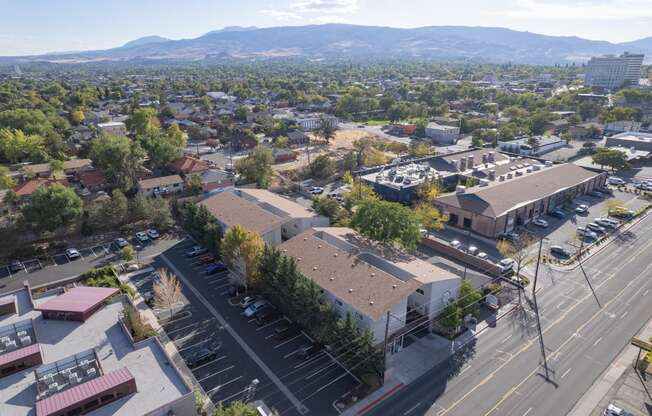 Sierra Townhomes Aerial View