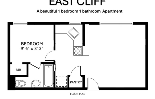 1 bed, 1 bath, 500 sqft, $1,049, Unit 15 - R