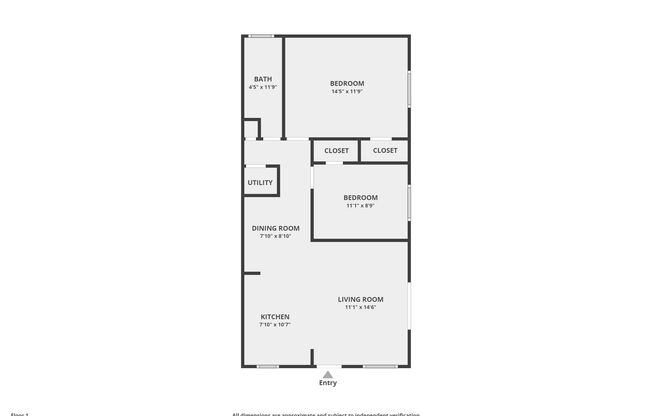 2 beds, 1 bath, 780 sqft, $1,799, Unit 2344