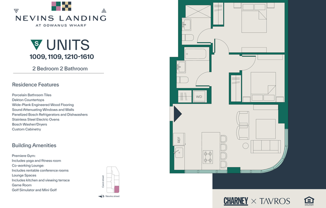 2 beds, 2 baths, $6,800, Unit 1009