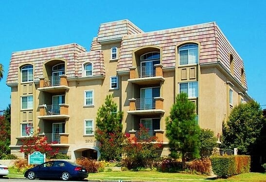 Elegant Exterior View at Lido Apartments - 2810 S Sepulveda, Los Angeles, CA