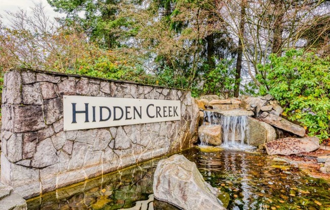 Hidden Creek Sign