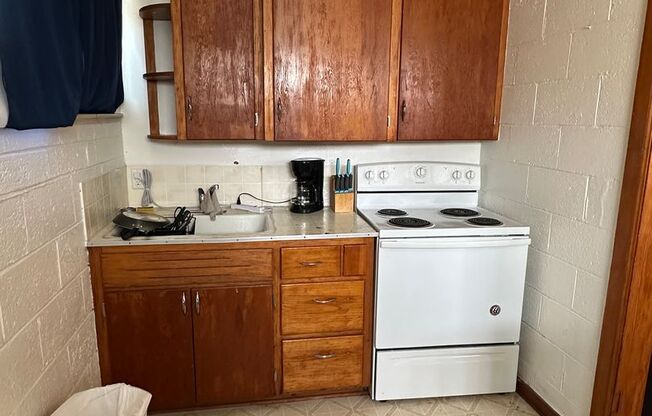 Studio, 1 bath, 362 sqft, $725, Unit #1
