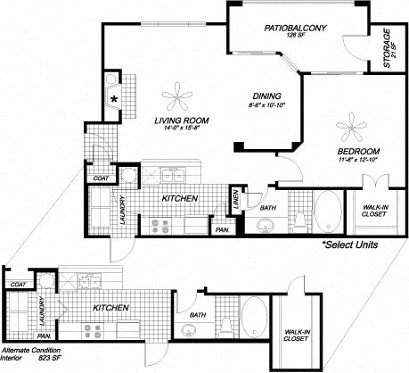 1 bed, 1 bath, 793 sqft, $1,647