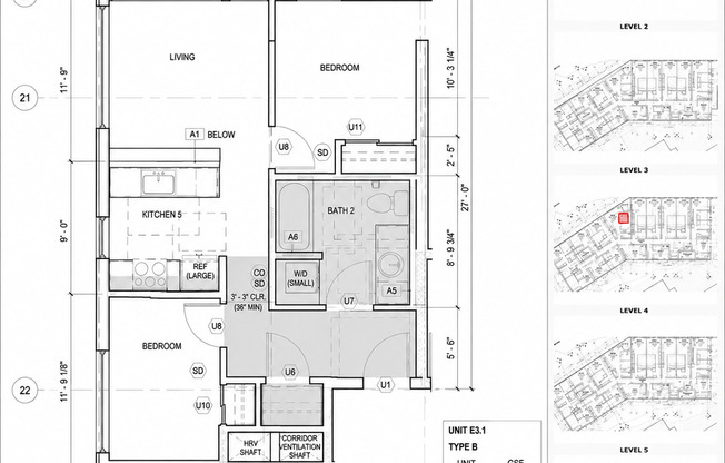 2 beds, 1 bath, 643 sqft, $2,367, Unit 310