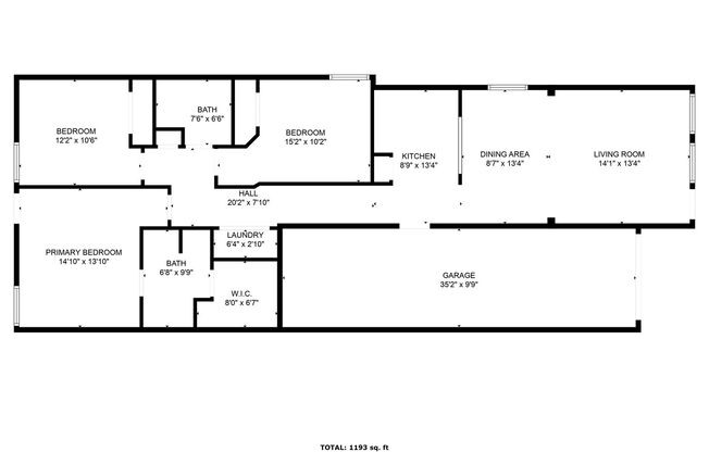 3 beds, 2 baths, 1,264 sqft, $1,750, Unit 395 Orbit Drive