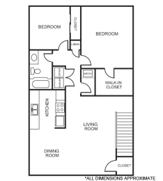 2 beds, 1 bath, 912 sqft, $1,195