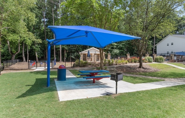 Covered picnic area