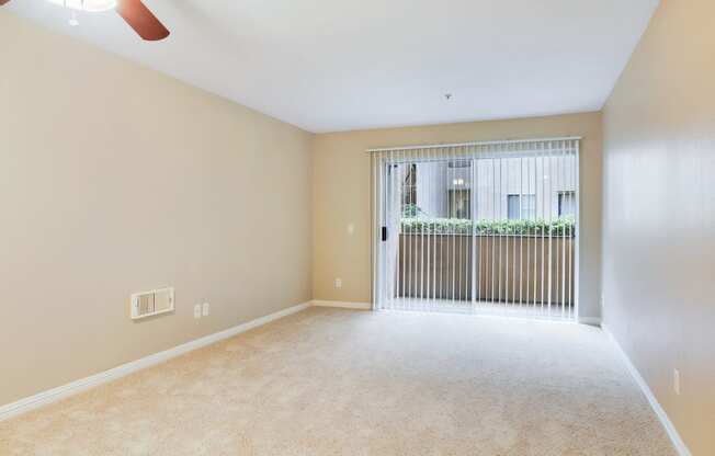 Empty living room  at Ascend2300, Carlsbad, CA, 92008