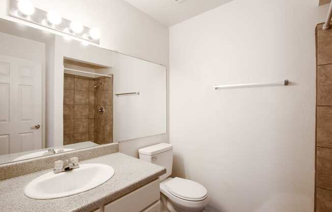 Bathroom at Park Place Apartments in Las Cruces New Mexico