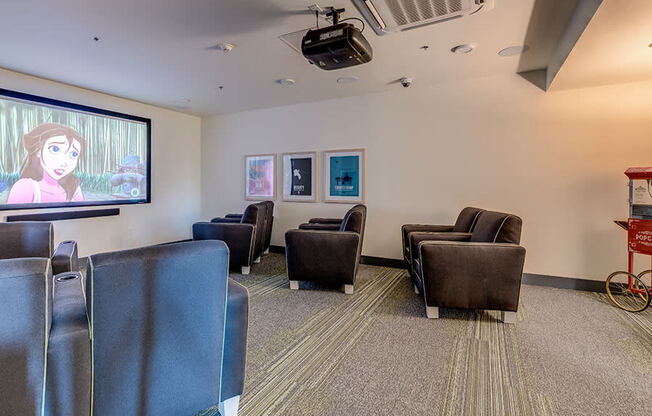 Movie Viewing Room at LATITUDE 112 BY  VINTAGE, Seattle, 98146