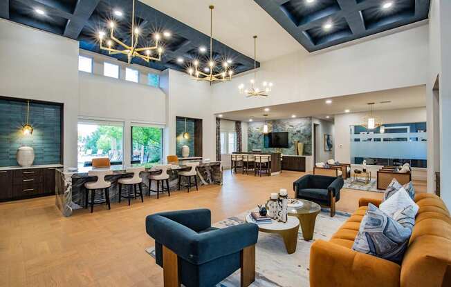 Clubhouse Lounge at Apartments for Rent in Thornton on Washington St