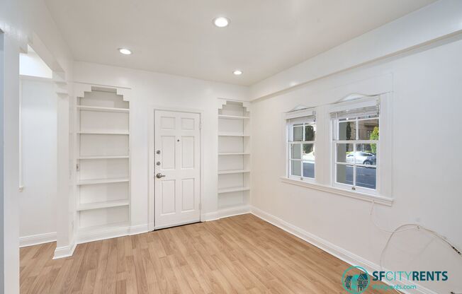 Pacific Heights: Studio w/ Laundry Onsite & Shared Roof Deck near Fillmore/Union/Polk Streets