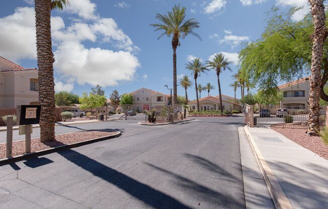 Upstairs 2 br unit in gated community with pool/spa/bbq area