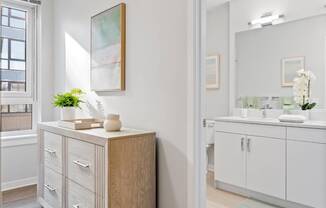 Vanity Lights at 23rd Place Apartment, Chicago, IL