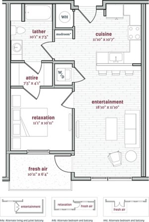 1 bed, 1 bath, 715 sqft, $1,978