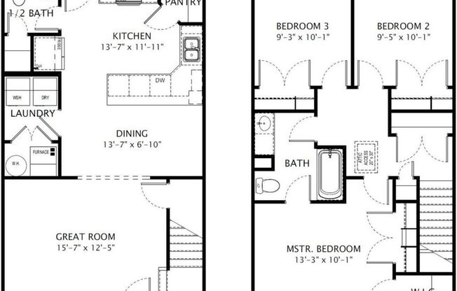 3 beds, 1.5 baths, $1,595, Unit #15