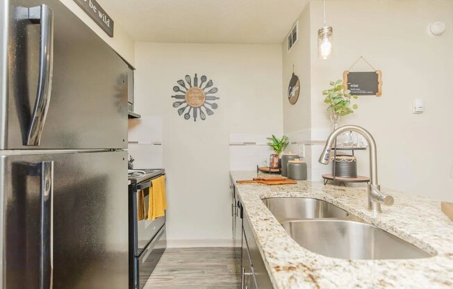 Welcome to The Riley, where modern design meets comfort. Enjoy stylish countertops, sleek appliances, and a spacious layout perfect for culinary adventures. Experience this unique living space today. Schedule your tour now!