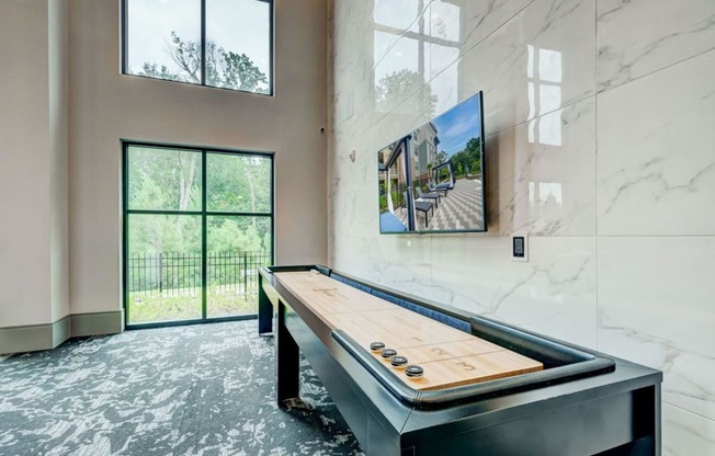 Shuffle Board at Artesia Big Creek, Alpharetta, Georgia