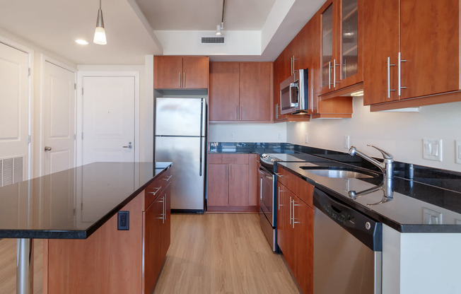 Kitchen with Stainless Steel Appliances