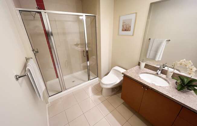 Penthouse Bathroom at Axis, Seattle, 98109