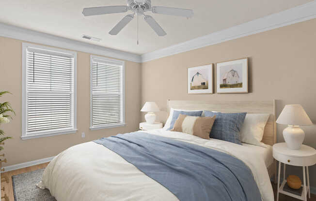 Bedroom with Hard Surface Flooring