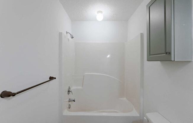 Bathroom with tub/shower combo