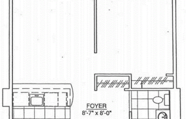 1 bed, 1 bath, 670 sqft, $5,250, Unit N8J