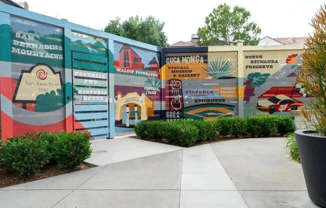 Mural of Cucamonga Landmarks