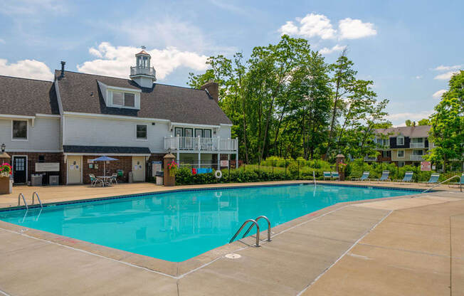 Relaxing Swimming Pool at Irish Hills Apartments, South Bend, Indiana
