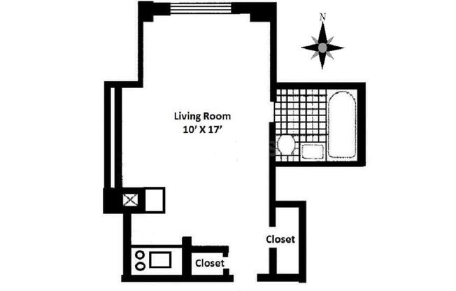 Studio, 1 bath, $2,950, Unit 1018