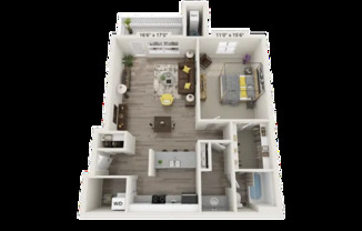 1 bed, 1 bath, 865 sqft, $1,475