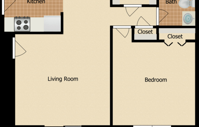1 bed, 1 bath, 680 sqft, $1,605