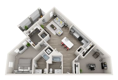 1 bed, 2 baths, 1,180 sqft, $1,905