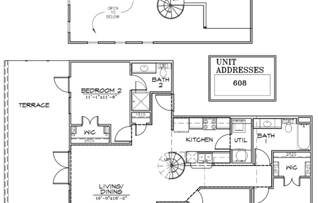 4 beds, 2 baths, 1,460 sqft, $4,170, Unit 608