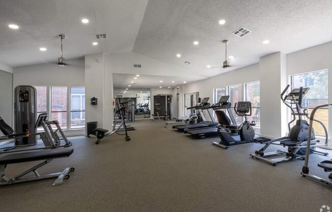 Fitness center at Sunset Canyon, San Antonio, TX