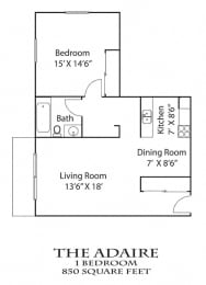 1 bed, 1 bath, 850 sqft, $1,125