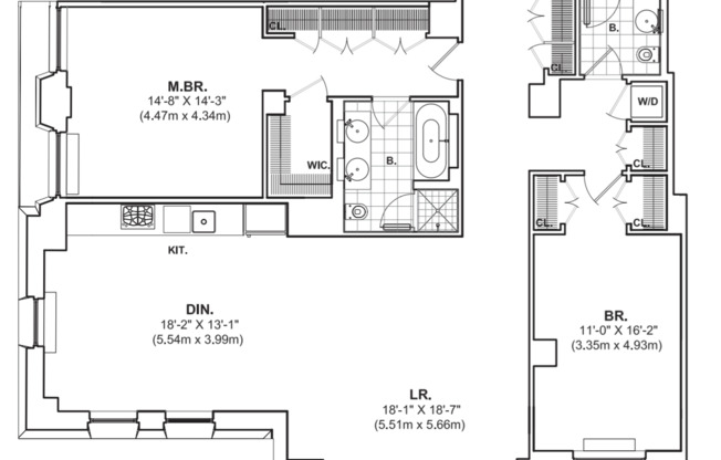 2 beds, 2 baths, 1,701 sqft, $9,500, Unit 3110