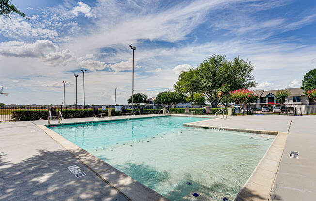 Pool View at Cleburne Terrace, Texas