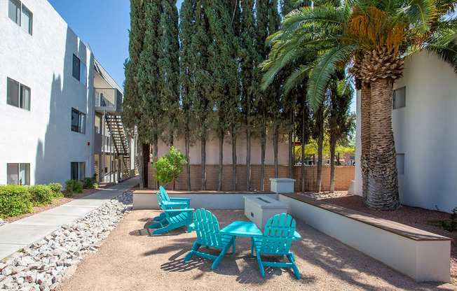 Fire Pit Area at The Link at 4th Ave Apartments