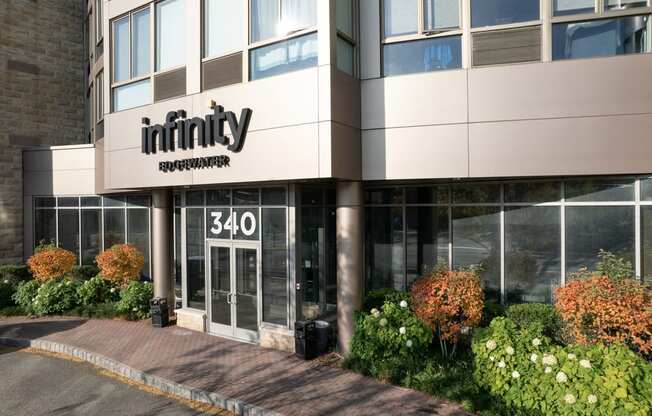 exterior entrance at Infinity Edgewater, Edgewater, 07020