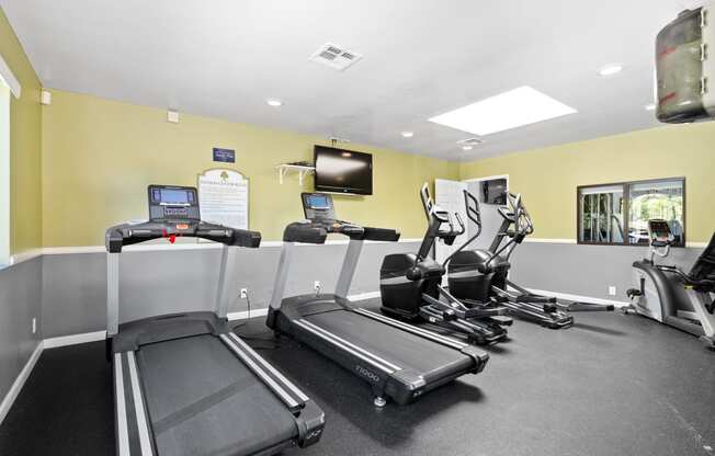 Cardio equipment at River Oaks in Oceanside, CA