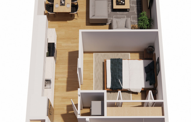1 bed, 1 bath, 700 sqft, $2,499, Unit 504