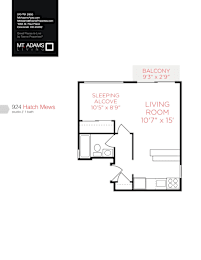 Studio, 1 bath, 450 sqft, $1,295